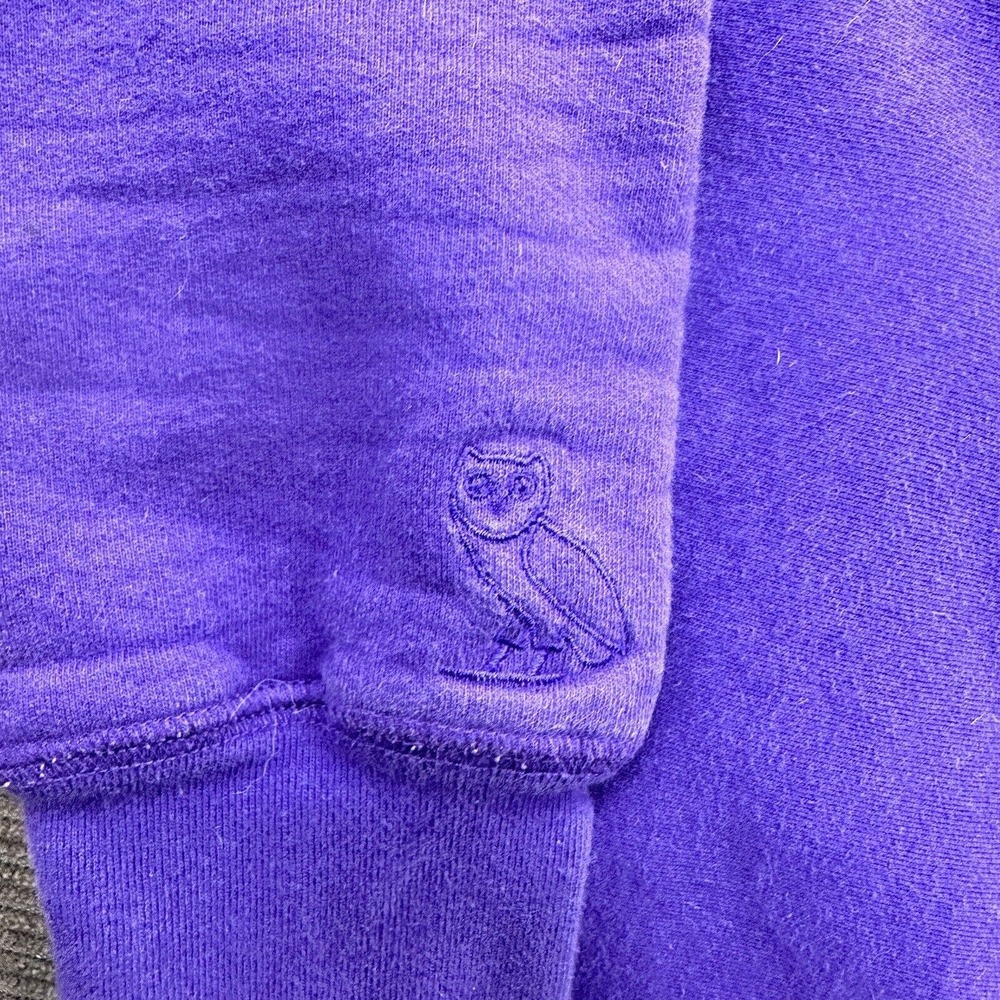 October's Very Own Sweatshirt Women XS X-Small Purple Cotton Long Sleeve‎ Drake. - Picture 9 of 12